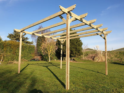 Corbel Wooden Garden Pergola Kit