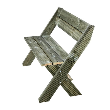 DeckFusion Wooden Garden Bench