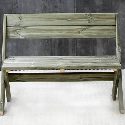 DeckFusion Wooden Garden Bench