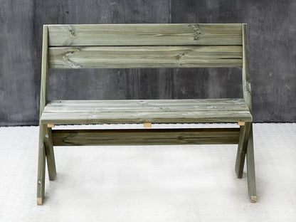 DeckFusion Wooden Garden Bench