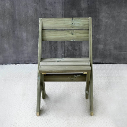 DeckFusion Wooden Garden Chair