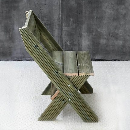 DeckFusion Wooden Garden Chair
