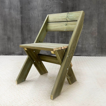 DeckFusion Wooden Garden Chair