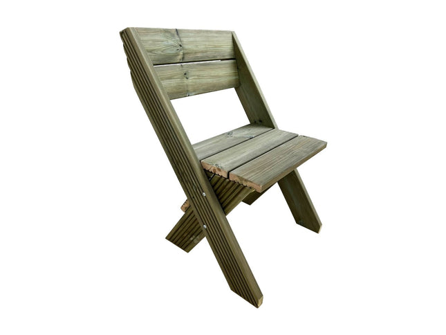 DeckFusion Wooden Garden Chair