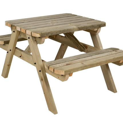 Fortem Rounded Pub Style Picnic Table Benches Set