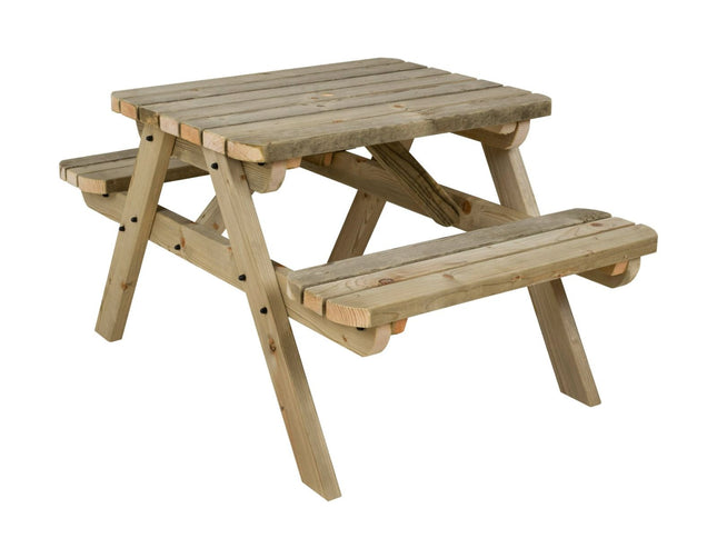Fortem Rounded Pub Style Picnic Table Benches Set
