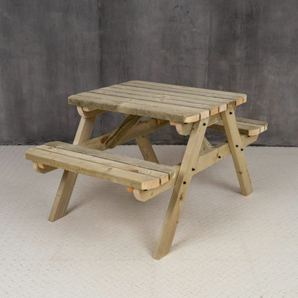 Fortem Rounded Pub Style Picnic Table Benches Set