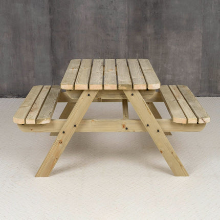 Fortem Rounded Pub Style Picnic Table Benches Set