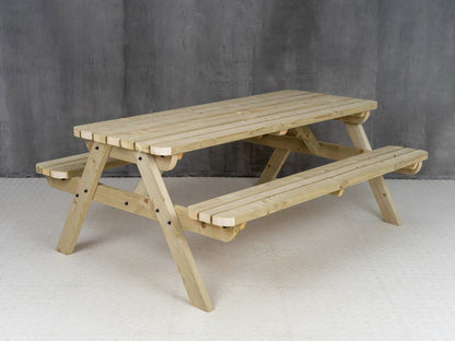 Fortem Rounded Pub Style Picnic Table Benches Set