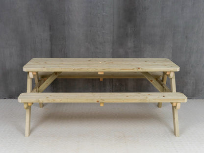 Fortem Rounded Pub Style Picnic Table Benches Set