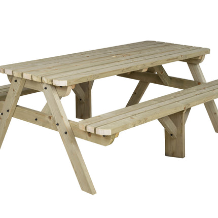 Fortem Rounded Pub Style Picnic Table Benches Set