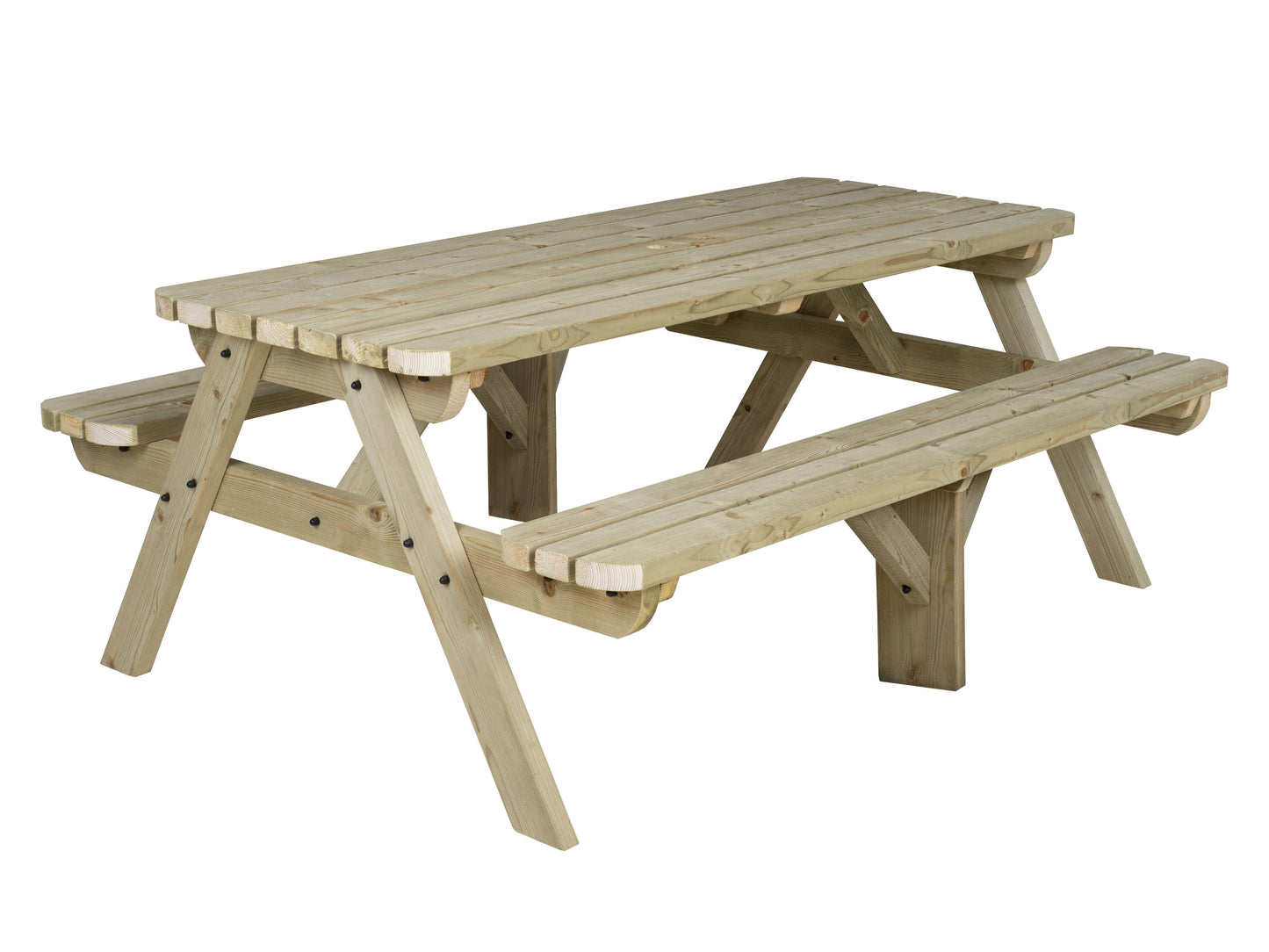Fortem Rounded Pub Style Picnic Table Benches Set