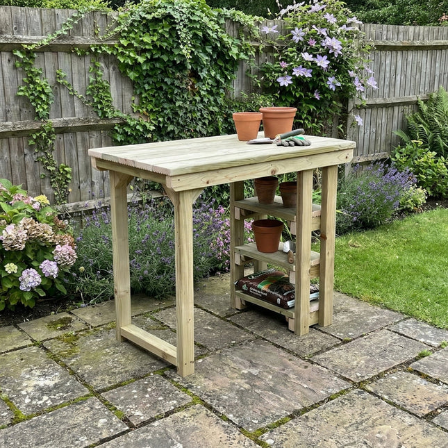 Garden potting table, multi purpose workbench (106cm)