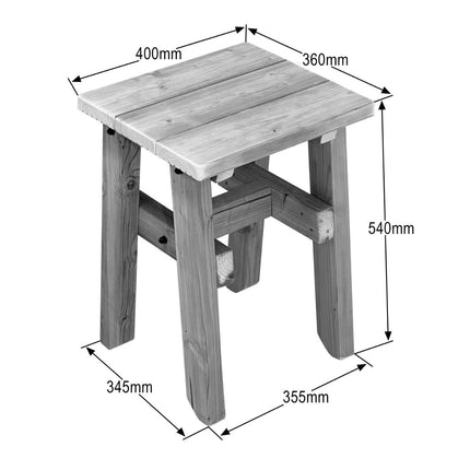 Garden potting table, multi purpose workbench (106cm + 2x chairs)