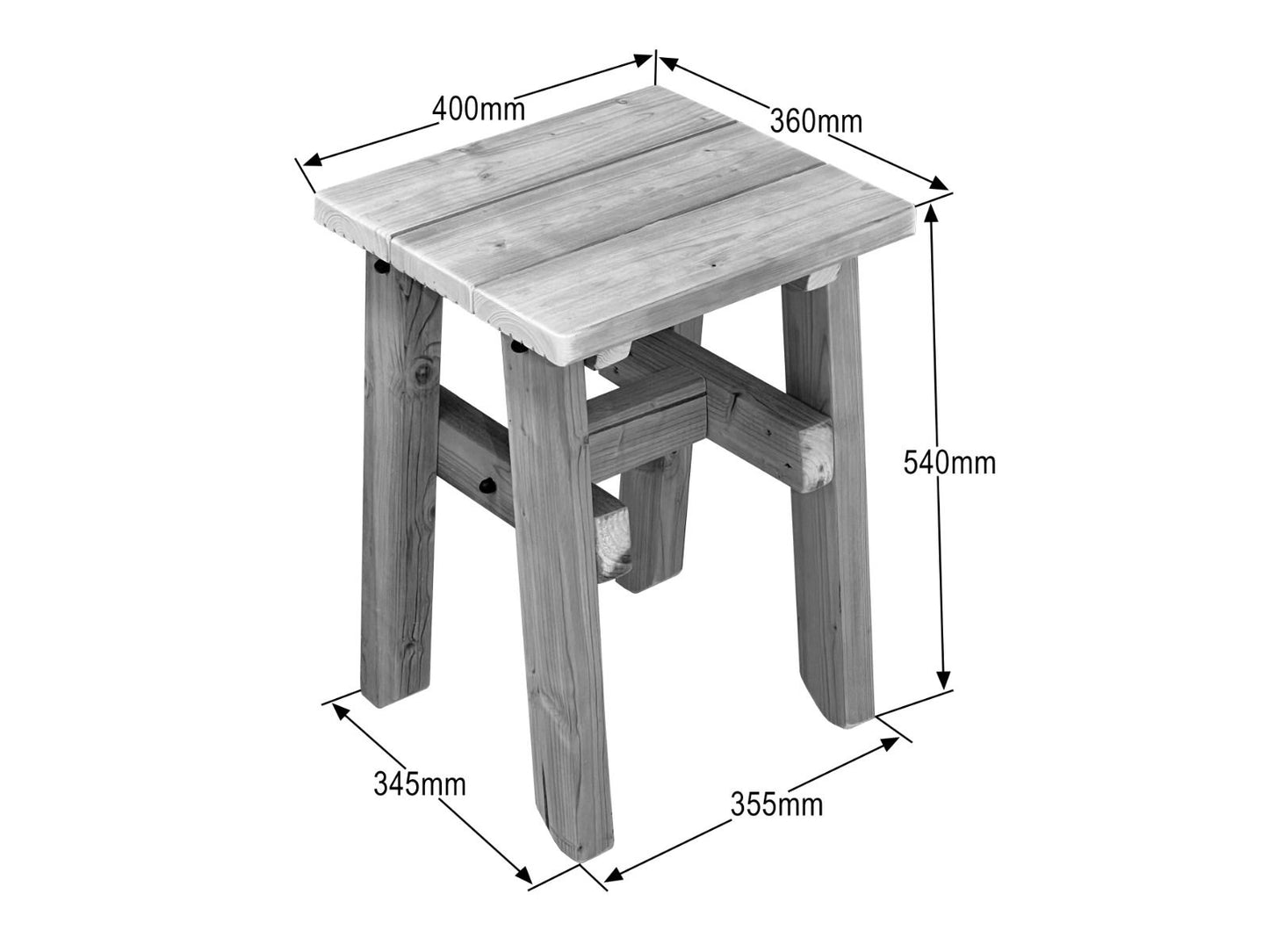 Garden potting table, multi purpose workbench (106cm + 2x chairs)