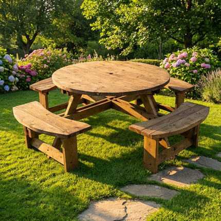 Meadow Round Picnic Table