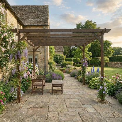 Corbel Wooden Garden Pergola Kit