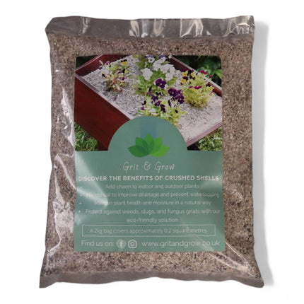 Crushed Sea Shells Fine 2kg - Crushed shells - Grit & Grow