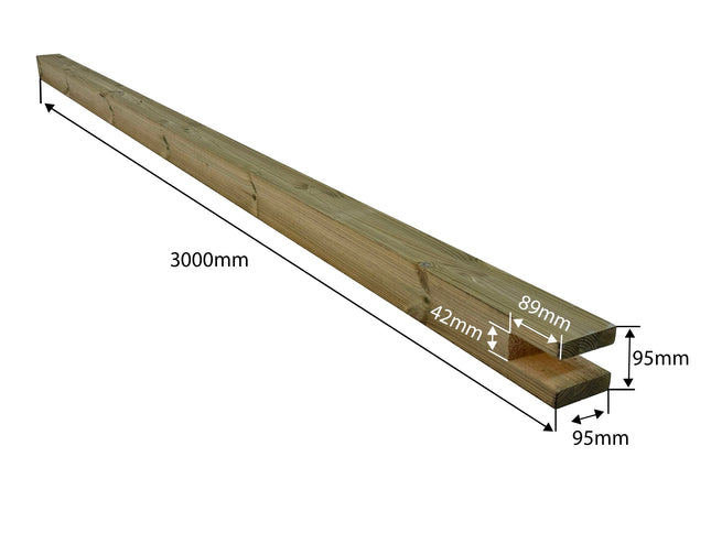 Pergola Post 94x94 Redwood 'A' Quality, Kiln Dried 12/14%, Laminated