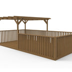 2.4m x 3m / Rustic Brown