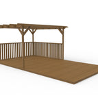 2.4m x 3m / Rustic Brown