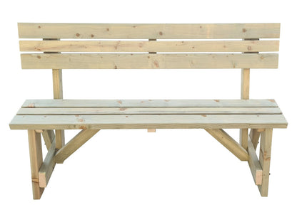 Victoria Garden Fence Bench with Backrest