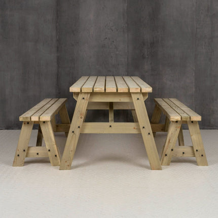 Victoria Space Saving Picnic Table and Benches Set