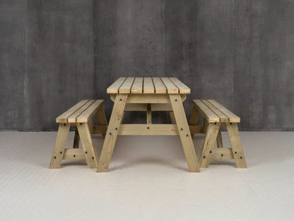 Victoria Space Saving Picnic Table and Benches Set