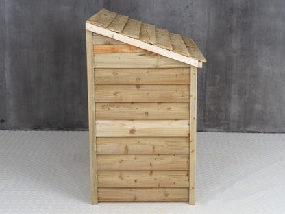Wooden Log Store (W-119cm, H-118cm, D-71cm)