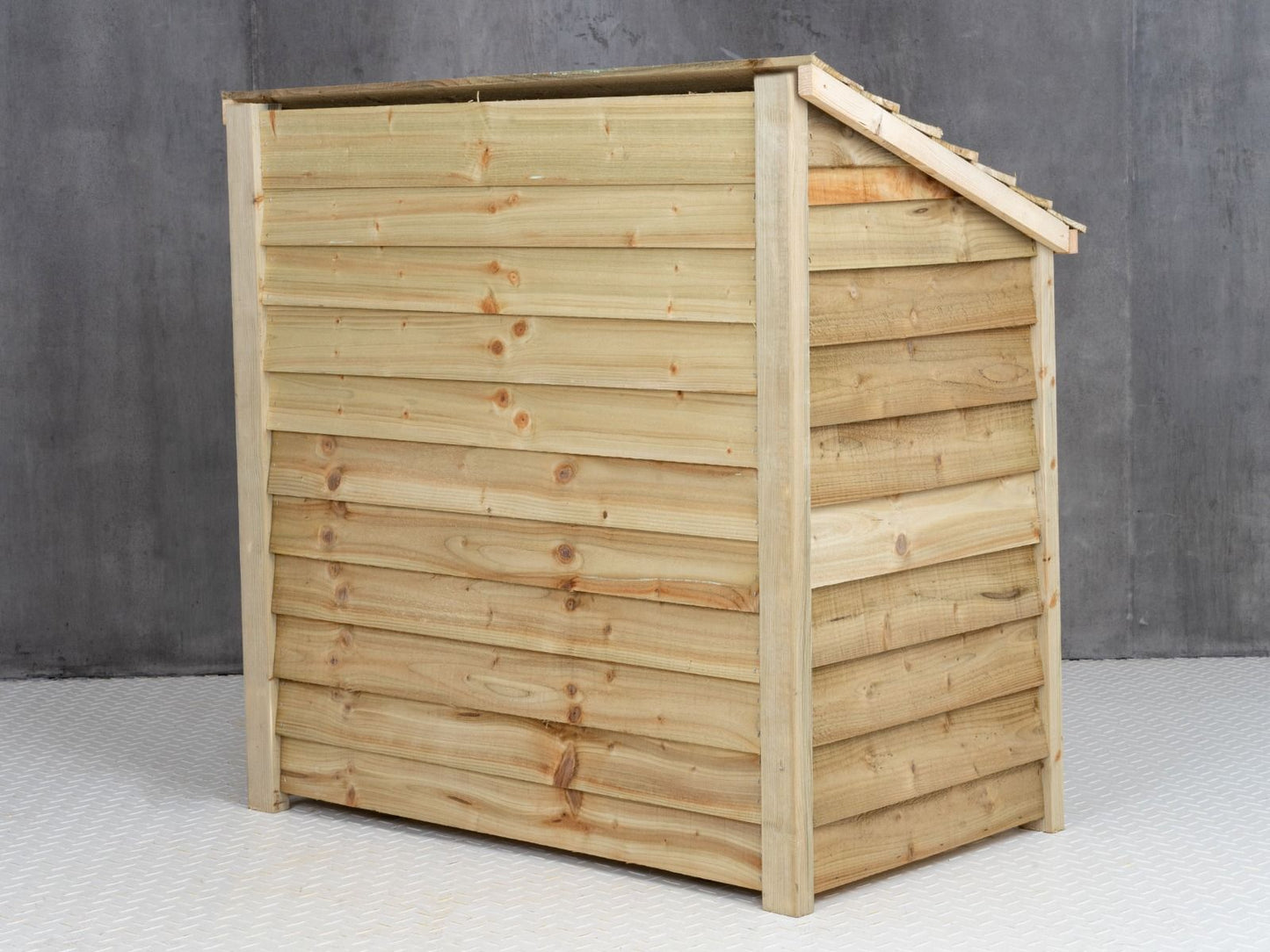 Wooden Log Store (W-119cm, H-118cm, D-71cm)