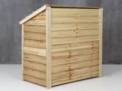 Wooden Log Store (W-119cm, H-118cm, D-71cm)