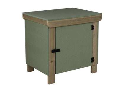Wooden UniMDF Moisture Resistant Workbench With Lockable Cupboard (V.9)