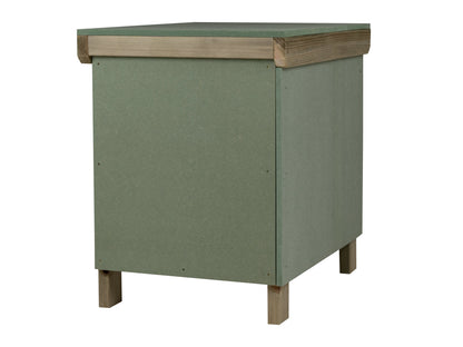 Wooden UniMDF Moisture Resistant Workbench With Lockable Cupboard (V.9) Double Shelf