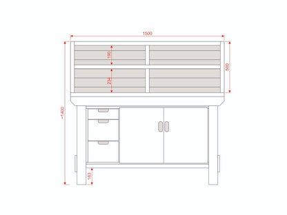Acorn Heavy-duty Cupboard Workbench (V.2)
