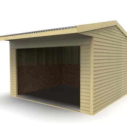 Animal Field Shelter V.6 Open Front/Apex Roof
