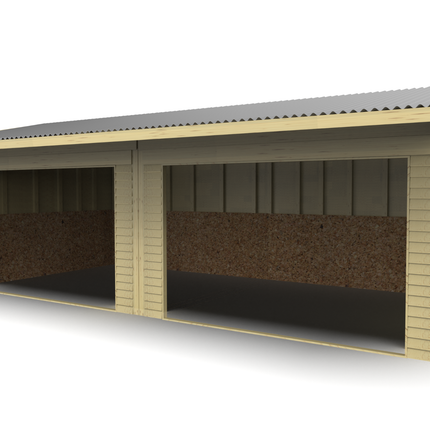 Animal Field Shelter V.6 Open Front/Apex Roof