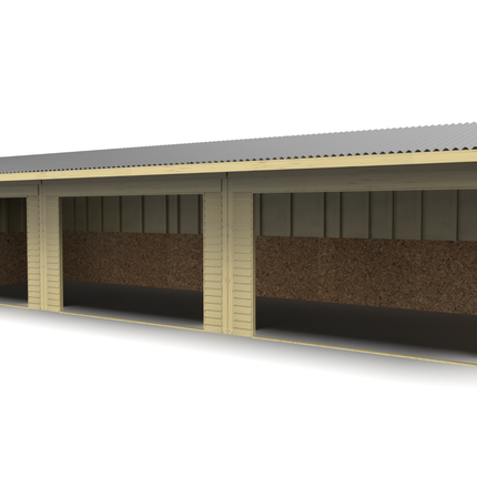 Animal Field Shelter V.6 Open Front/Apex Roof