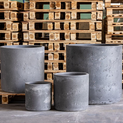 Aurella | Onyx Dusk – 100cm XXL Concrete Cylinder Planter – 621L Round Plant Pot
