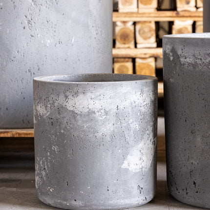 Aurella | Onyx Dusk – 100cm XXL Concrete Cylinder Planter – 621L Round Plant Pot