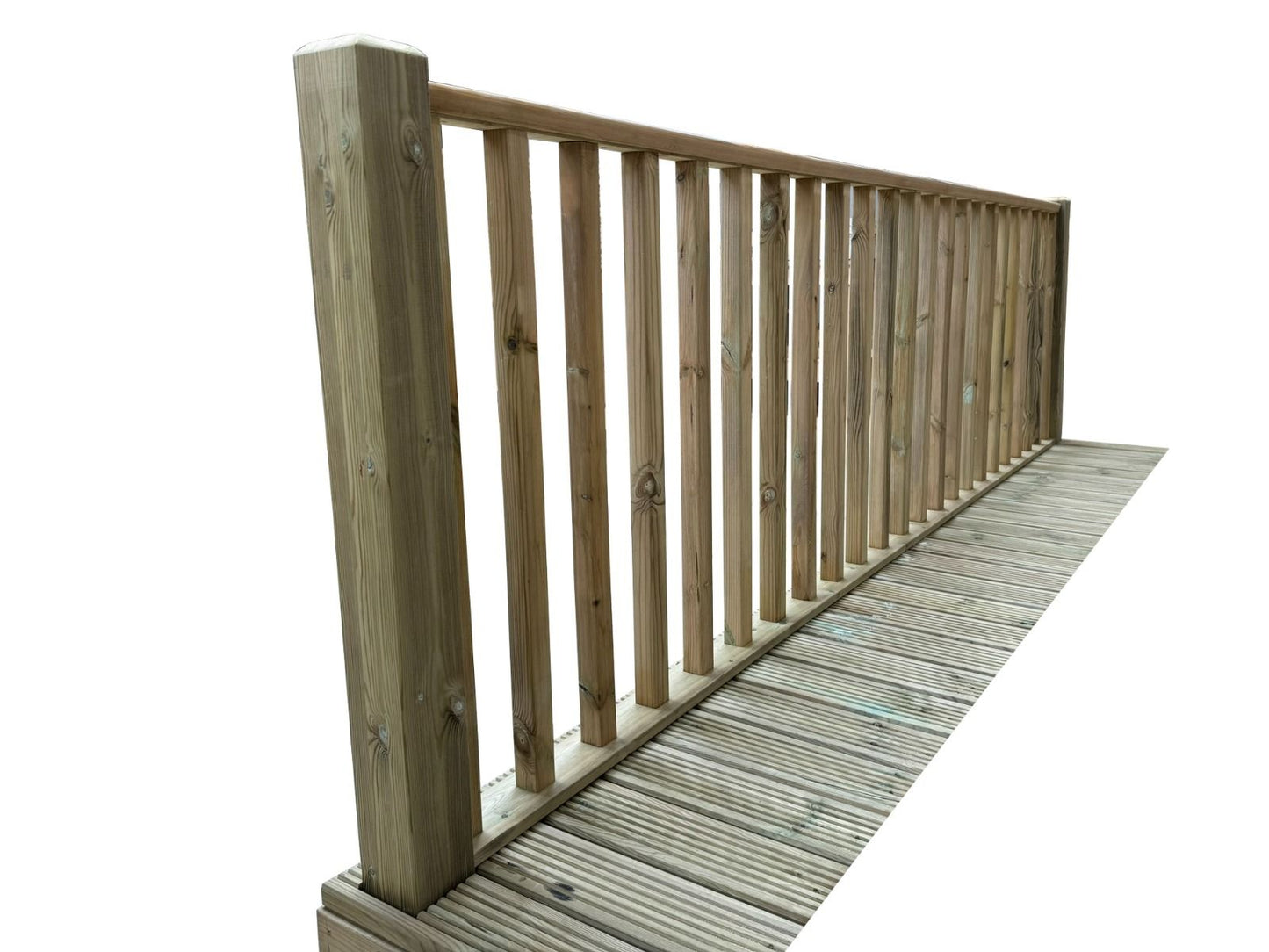 Rectangular Decking Kit With Balustrades V.1
