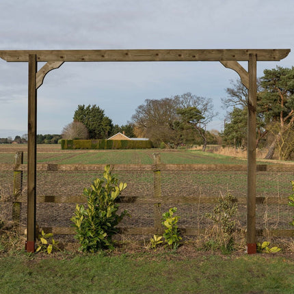 Screen Pergola, Plant Climbing Arbour - Corbel Sculpted Brace