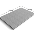 2.4m x 3m / 2x4 (38mm x 89mm) / Natural (Light Green)
