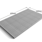 2.4m x 4.2m / 2x4 (38mm x 89mm) / Natural (Light Green)
