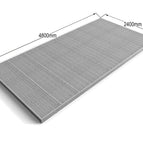 2.4m x 4.8m / 2x4 (38mm x 89mm) / Natural (Light Green)