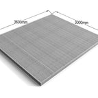 3m x 3.6m / 2x4 (38mm x 89mm) / Natural (Light Green)