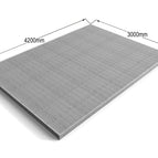 3m x 4.2m / 2x4 (38mm x 89mm) / Natural (Light Green)