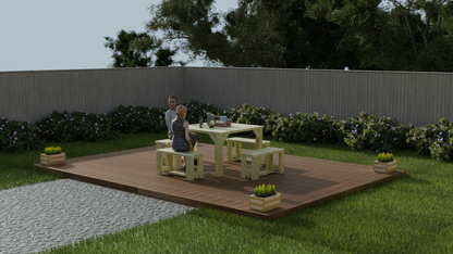 Wooden Decking Kit