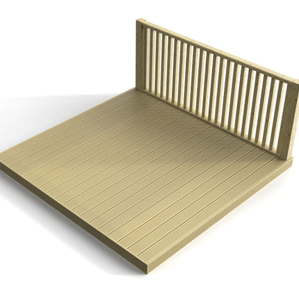 Decking Kit With One Side Balustrade
