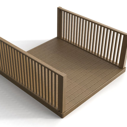 Decking Kit With Two Side Balustrade