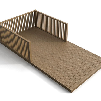 Rectangular Decking Kit With Balustrades V.3